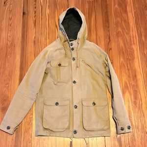 Saturdays NYC Cotton Nylon Hooded Parka Jacket Size M.